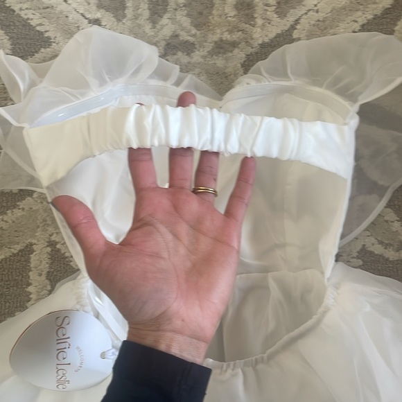 Selfie Leslie Ruffle Tulle Mini Dress - Picture 4 of 5